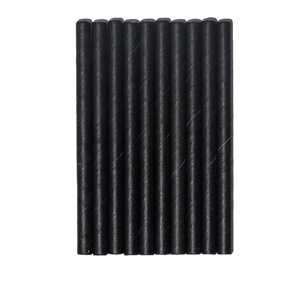 Siyah Kağıt Pipet 6×197 mm